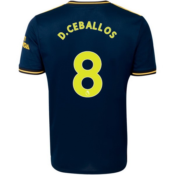 Camiseta Arsenal NO.8 D.Ceballos 3ª Kit 2019 2020 Azul